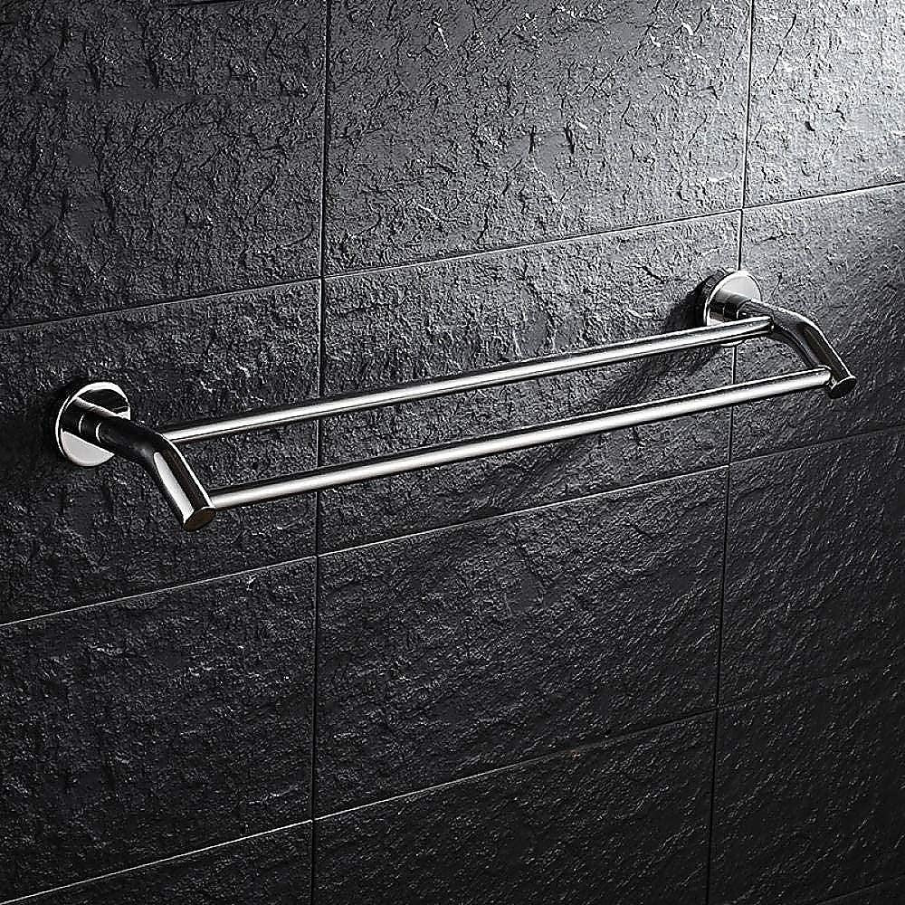 Double Classic Chrome Towel Bar Rail Bathroom Deals499