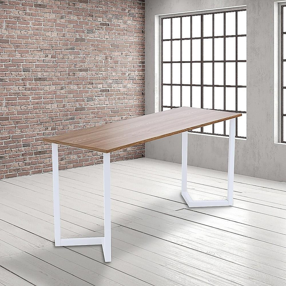 V Shaped Table Bench Desk Legs Retro Industrial Design Fully Welded - White Deals499