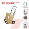 100kg Trolley Folding Hand Truck Sack Barrow Deals499