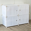White Cube DIY Shoe Cabinet Rack Storage Portable Stackable Organiser Stand Deals499
