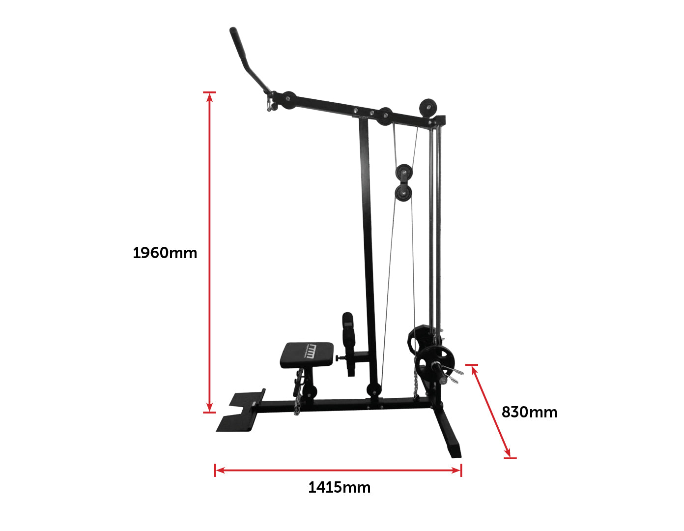 Lat PullDown Low Row Fitness Machine Deals499