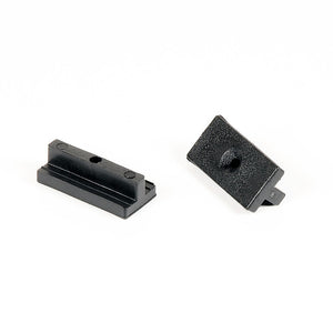 100 Composite Decking Hidden Fixing Fasteners Plastic T Clips & Black Screws Deals499