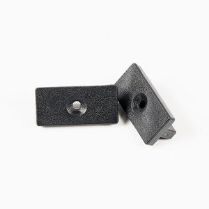 100 Composite Decking Hidden Fixing Fasteners Plastic T Clips & Black Screws Deals499