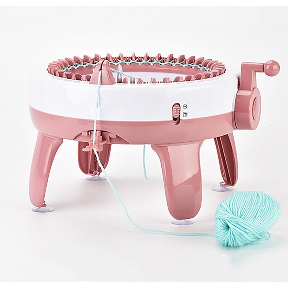 DIY Knitting Machine Smart Weaving Knit Rotating Kids Toy Scarf Sock Hat Gift from Deals499 at Deals499