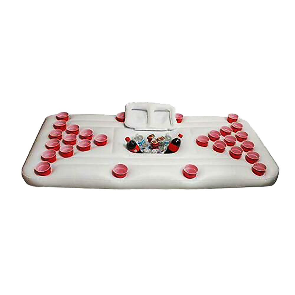 Big PVC Inflatable Beer Pong Raft Floating Pool Party Pong Game Table Lounge Toy Deals499