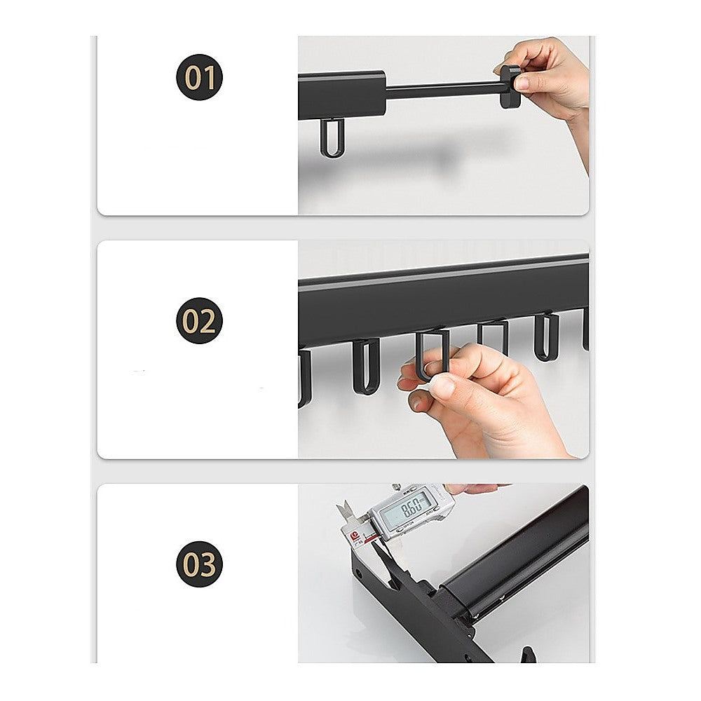 Foldable Wall Hanging Clothes Drying Rack Clothes Balcony Retractable Hanger from Deals499 at Deals499