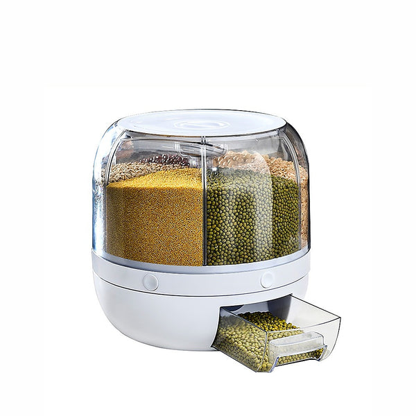 Grain Container Cereal Dispenser 10L Dry Food Rice Flour Storage Box Wall Deals499