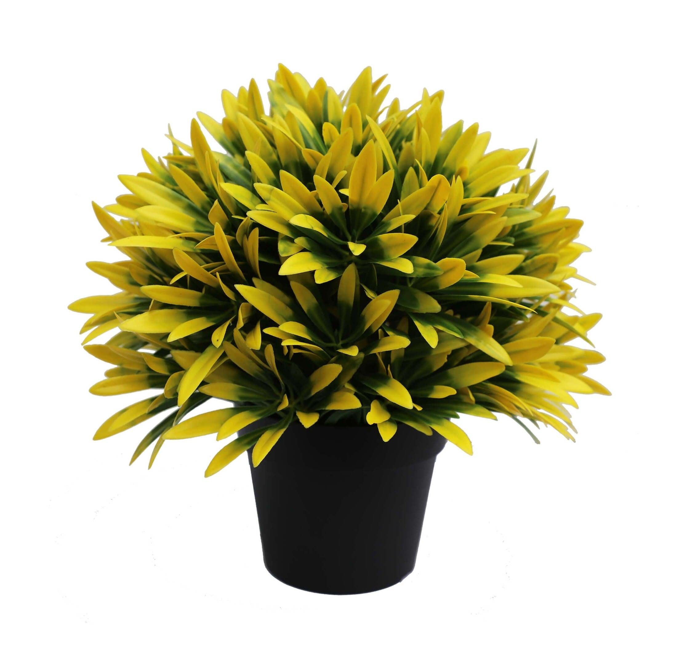 Small Potted Artificial Decorative Yellow Lily Plant UV Resistant 20cm Deals499