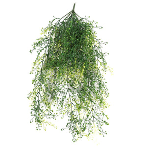 Artificial Hanging Plant (Mixed Green String of Pearls) UV Resistant 90cm Deals499