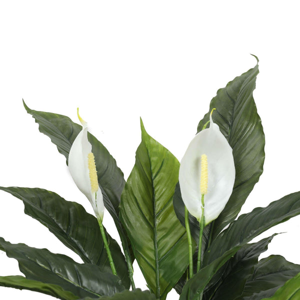 Artificial Spathiphyllum Peace Lily Plant with White Flowers 60cm Deals499