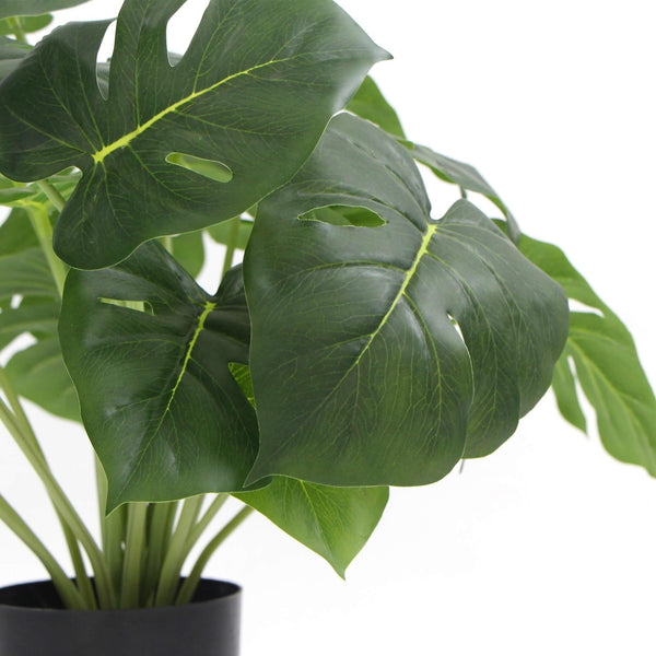 Dense Potted Artificial Split Philodendron Plant With Real Touch Leaves 50cm Deals499