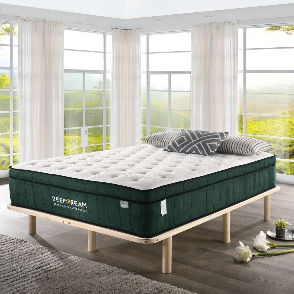 Green Tea Cool Gel Memory Foam Mattress 36cm 5 Zone King Single Deals499