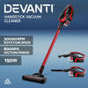 Devanti Cordless Stick Vacuum Cleaner - Black and Red Deals499