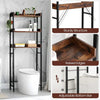 VASAGLE 3-Tier Bathroom Storage Shelf Over Toilet Organizer Rustic Brown and Black Deals499