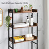 VASAGLE 3-Tier Bathroom Storage Shelf Over Toilet Organizer Rustic Brown and Black Deals499