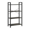 VASAGLE 4-Tier Bookshelf Storage Rack with Steel Frame for Living Room Office Study Hallway Industrial Style Charcoal Grey and Black LLS060B04 Deals499