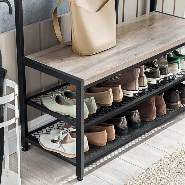 VASAGLE Clothes Rack 184cm Greige HSR086B02 Deals499