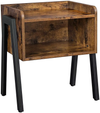 VASAGLE Side Table Rustic Brown and Black LET54X Deals499