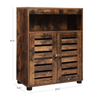 VASAGLE Storage Cabinet with Shelves and Louvered Door BBK44BX Deals499