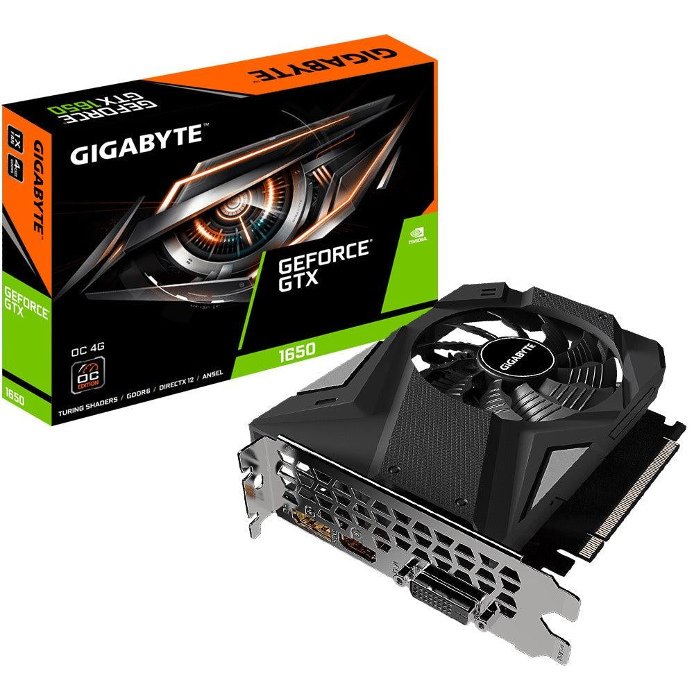 GIGABYTE nVidia GeForce GTX 1650 D6 OC 4G GDDR6 1635MHz 1xDP/1xHDMI/1XDVI-D (LS) GIGABYTE