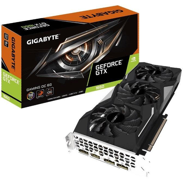 GIGABYTE nVidia GeForce GTX 1660 Gaming OC 6GB Graphic Card 7680x4320@60Hz 3xDP HDMI 4xDisplays Windforce 3X Cooling RGB 1860MHz GIGABYTE
