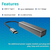 VCOM USB Type C to USB3.0*3+VGA 4 in 1 Hub (Aluminium Shell) - DH319 Deals499