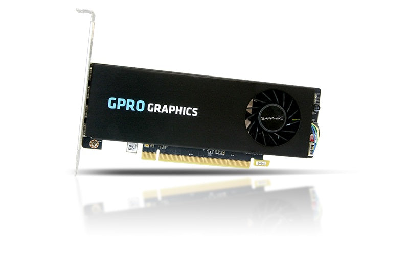 SAPPHIRE AMD GPRO 4300 4GB GDDR5 PCI-E QUAD MINI DP (UEFI, W/O GB) LITE SAPPHIRE