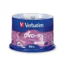 VERBATIM DVD+R 4.7GB 50Pk Spindle 16x VERBATIM