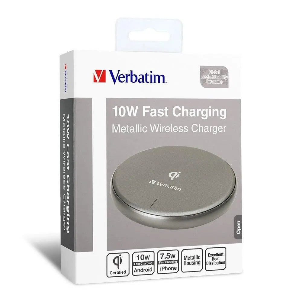 Verbatim Metallic Wireless Charger-Gray VERBATIM