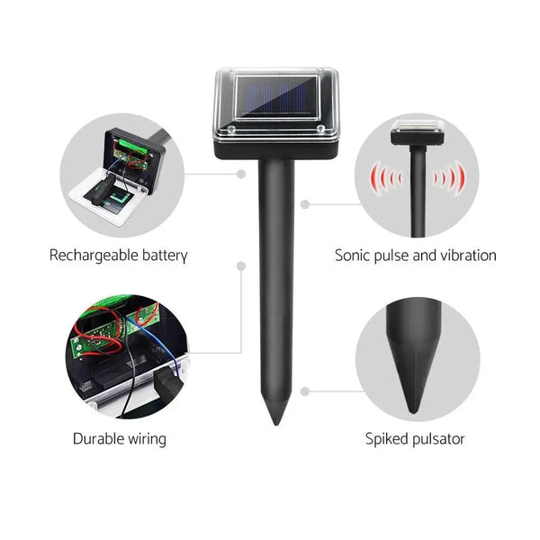 Vermitrap Set of 10 Ultrasonic Solar Powered Snake Repellent Deals499