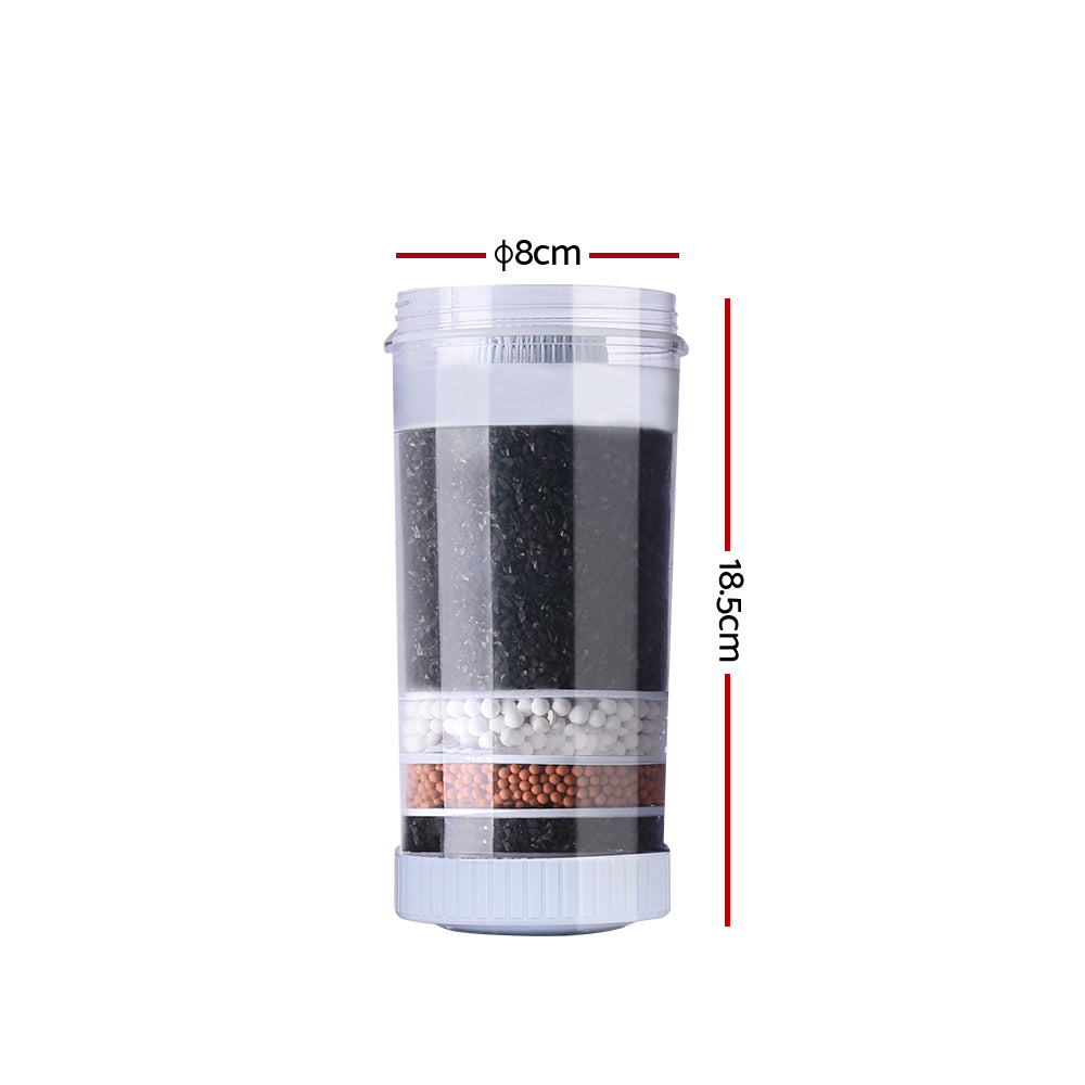 Devanti Water Cooler Dispenser Tap Water Filter Purifier 6-Stage Filtration Carbon Mineral Cartridge Pack of 3 Deals499