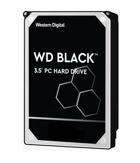 WESTERN DIGITAL Digital WD Black 1TB 3.5' HDD SATA 6gb/s 7200RPM 64MB Cache CMR Tech for Hi-Res Video Games 5yrs Wty WESTERN DIGITAL
