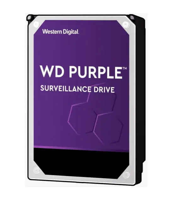WESTERN DIGITAL Digital WD Purple 1TB 3.5' Surveillance HDD 5400RPM 64MB SATA3 6Gb/s 110MB/s 180TBW 24x7 64 Cameras AV NVR DVR 1.5mil MTBF 3yrs WESTERN DIGITAL