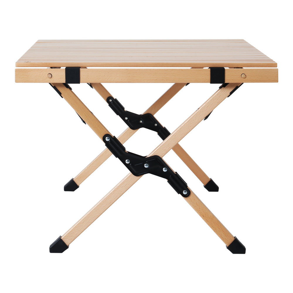 Gardeon Outdoor Furniture Wooden Egg Roll Picnic Table Camping Desk 90CM Deals499