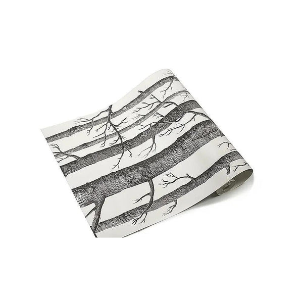 Wallpaper White Birch Tree Non-woven Wall Paper Roll Deals499