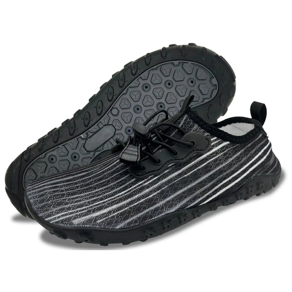 Water Shoes for Men and Women Soft Breathable Slip-on Aqua Shoes Aqua Socks for Swim Beach Pool Surf Yoga (Black Size US 12) from Deals499 at Deals499