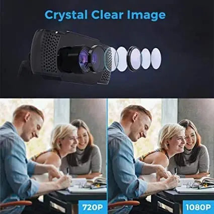 Webcam HD 1080p with Microphone and compatiable with PC Laptop for Recording, Calling, Conferencing, Gaming Deals499