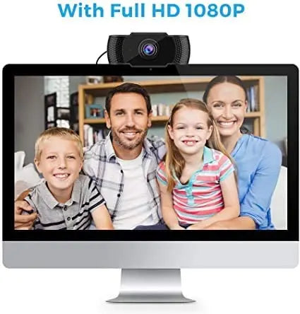 Webcam HD 1080p with Microphone and compatiable with PC Laptop for Recording, Calling, Conferencing, Gaming Deals499