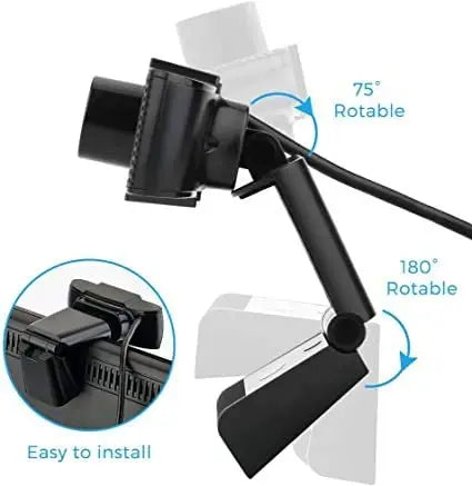 Webcam HD 1080p with Microphone and compatiable with PC Laptop for Recording, Calling, Conferencing, Gaming Deals499