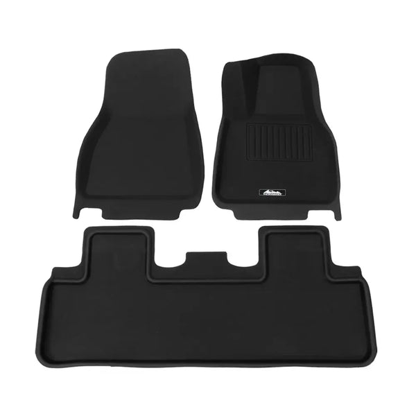 Weisshorn Car Rubber Floor Mats Front and Rear Fits Tesla Model Y 2021-2022 Deals499