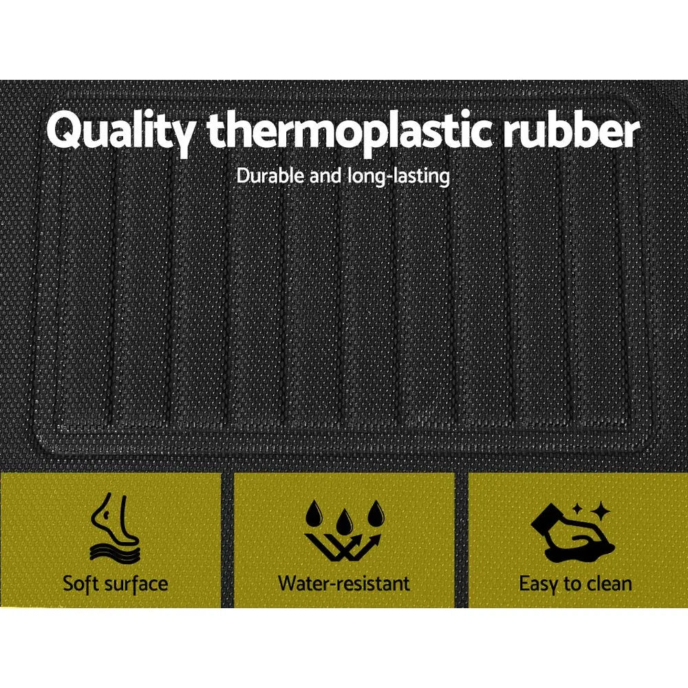 Weisshorn Car Rubber Floor Mats Front and Rear Fits Tesla Model Y 2021-2022 Deals499