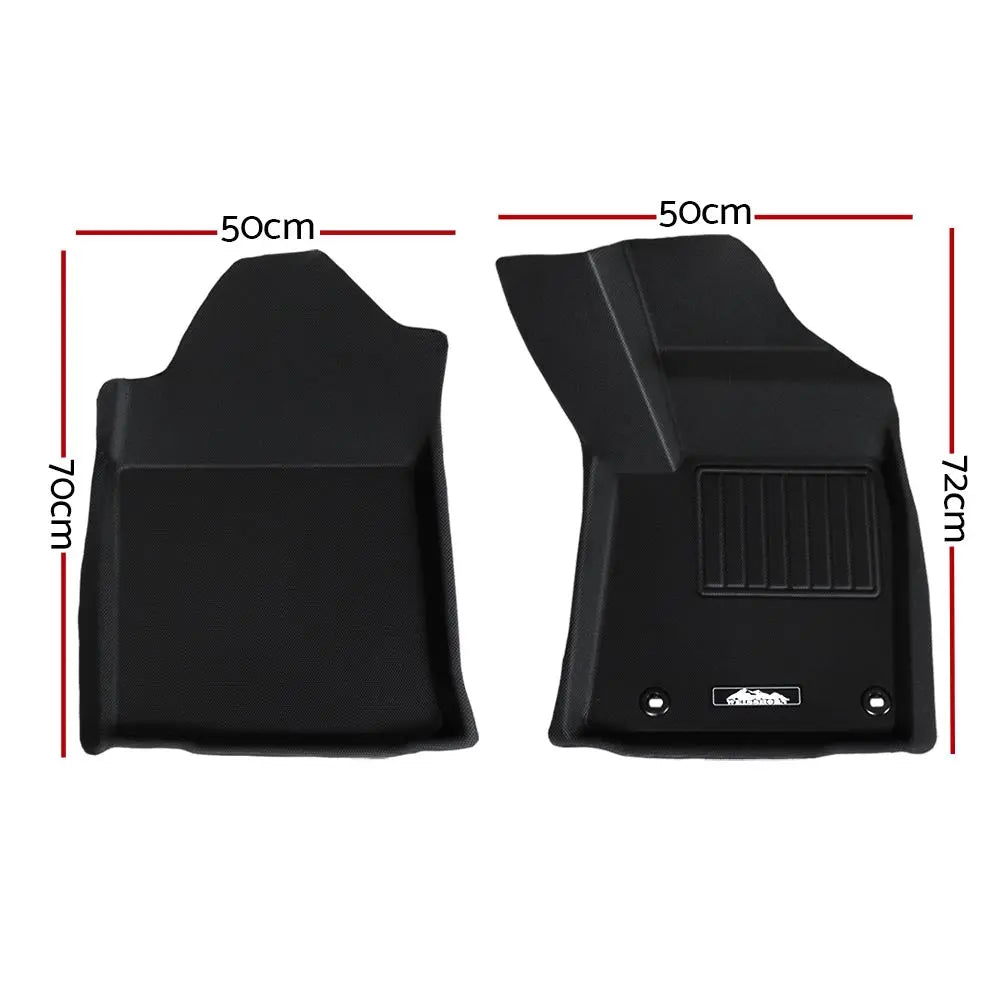 Weisshorn Car Rubber Floor Mats for TOYOTA Hilux Dual Cab 2015-2022 Deals499