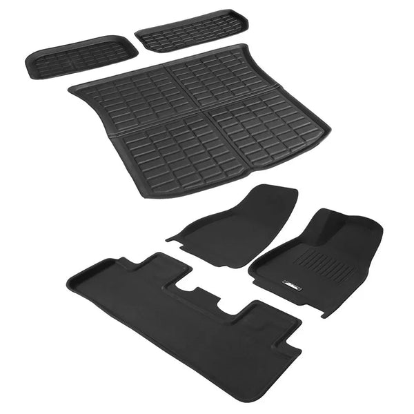 Weisshorn Car Rubber Floor Mats for Tesla Model Y Trunk Toolbox Cargo Mat Carpet Deals499