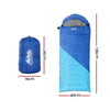 Weisshorn Sleeping Bag 136cm Kids Camping Hiking Winter Blue Deals499