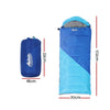 Weisshorn Sleeping Bag Bags Kids 172cm Camping Hiking Thermal Blue Deals499