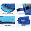 Weisshorn Sleeping Bag Bags Kids 172cm Camping Hiking Thermal Blue Deals499