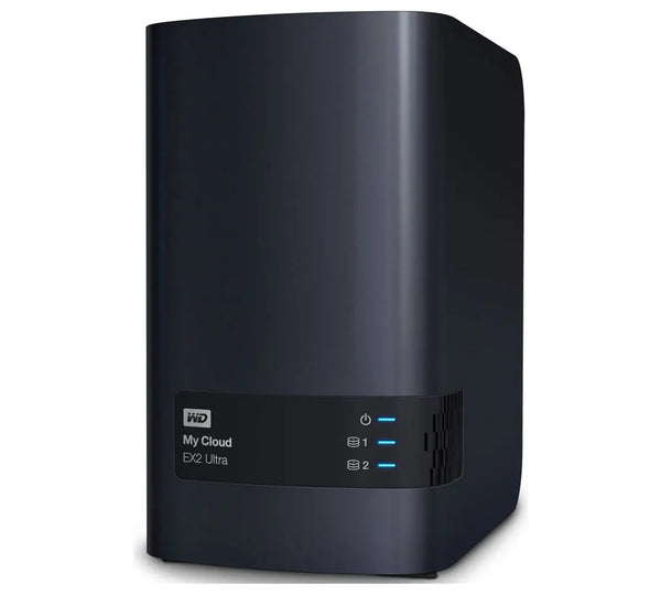 Western Digital WD My Cloud EX2 Ultra 24TB 2 Bay NAS 1.3GHz Dual-Core 1GB DDR3 RAID 2xUSB3.0 GbE LAN Sync Auto Backup 256 AES Encrypt Windows MAC WESTERN DIGITAL