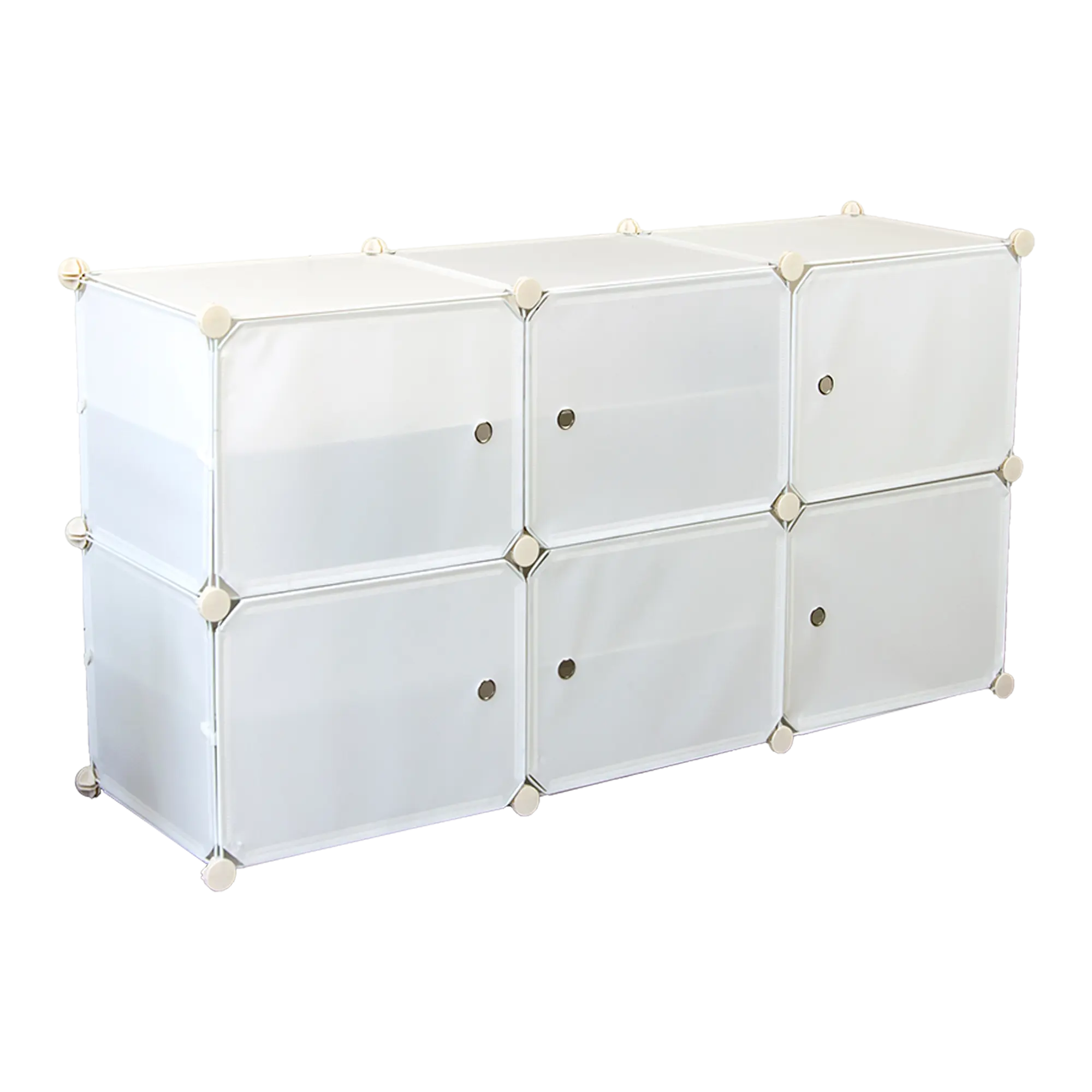 White Cube DIY Shoe Cabinet Rack Storage Portable Stackable Organiser Stand Deals499