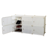 White Cube DIY Shoe Cabinet Rack Storage Portable Stackable Organiser Stand Deals499