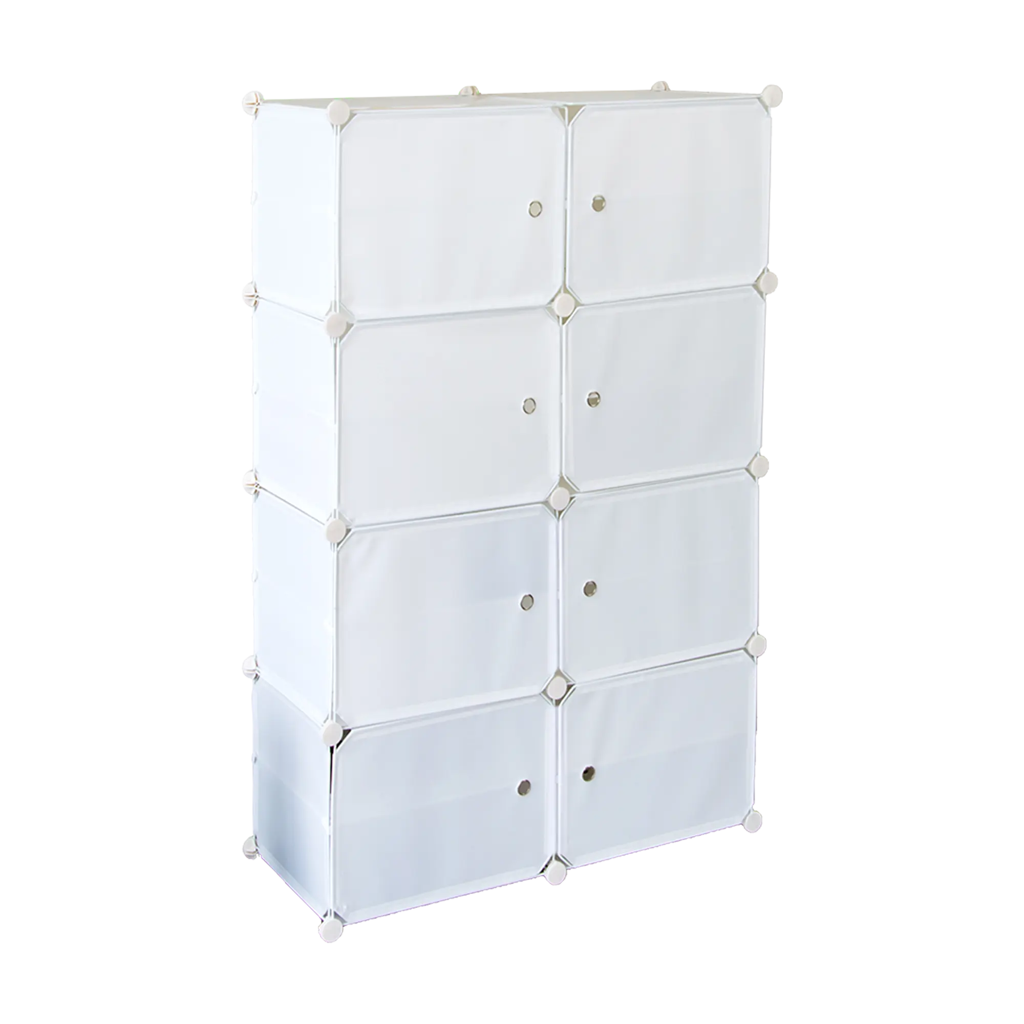 White Cube DIY Shoe Cabinet Rack Storage Portable Stackable Organiser Stand Deals499